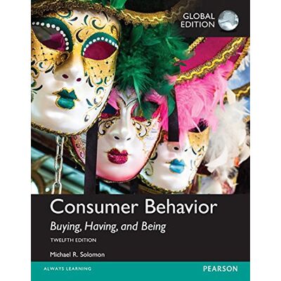Solomon, Michael R. Consumer Behavior: Buying, Having, And Being, Global Edition - Publicité Solomon, Michael R. Consumer Behavior: Buying, Having, And Being, Global Edition - Publicité