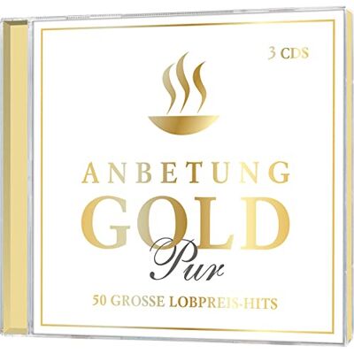 Anbetung Gold Pur: 50 Grosse Lobpreis-Hits - Publicité Anbetung Gold Pur: 50 Grosse Lobpreis-Hits - Publicité