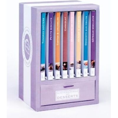 Larousse La Petite Bibliothèque Des Desserts - Publicité Larousse La Petite Bibliothèque Des Desserts - Publicité