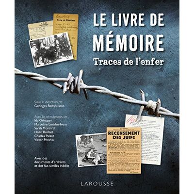 Collectif Le Livre De Mémoire : Traces De L'Enfer - Publicité Collectif Le Livre De Mémoire : Traces De L'Enfer - Publicité
