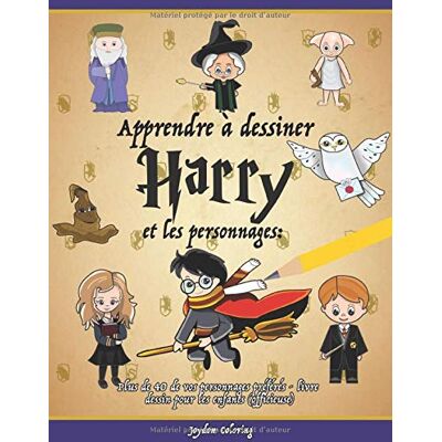 Joydom Coloring Apprendre À Dessiner Harry Et Les Personnages: Plus De 40 De Vos Personnages Préférés - Livre Dessin Pour Les Enfants (Officieuse) - Publicité Joydom Coloring Apprendre À Dessiner Harry Et Les Personnages: Plus De 40 De Vos Personnages Préférés - Livre Dessin Pour Les Enfants (Officieuse) - Publicité