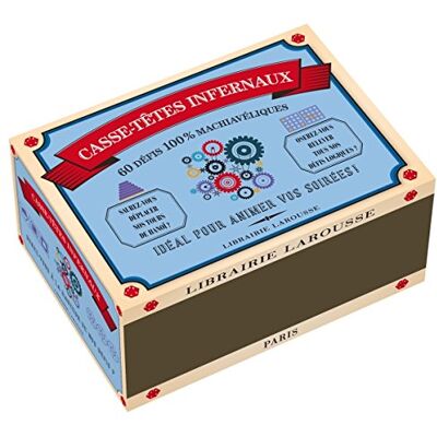 Larousse Casse-Têtes Infernaux : 60 Défis 100 % Machiavéliques - Publicité Larousse Casse-Têtes Infernaux : 60 Défis 100 % Machiavéliques - Publicité