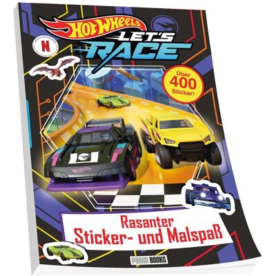 Panini Hot Wheels™ Let'S Race: Rasanter Sticker- Und Malspaß: Sticker- Und Malblock - Publicité Panini Hot Wheels™ Let'S Race: Rasanter Sticker- Und Malspaß: Sticker- Und Malblock - Publicité