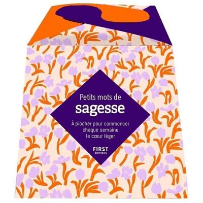 First Petits Mots De Sagesse : À Piocher Pour Commencer Chaque Semaine Le Coeur Léger - Publicité First Petits Mots De Sagesse : À Piocher Pour Commencer Chaque Semaine Le Coeur Léger - Publicité