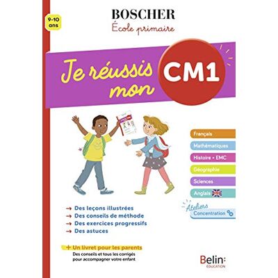 Je Réussis Mon Cm1 : 9-10 Ans - Publicité Je Réussis Mon Cm1 : 9-10 Ans - Publicité