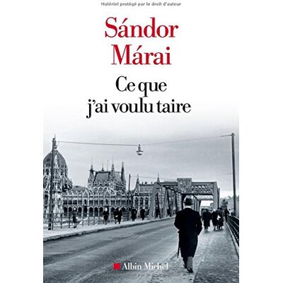 Sándor Márai Ce Que J'Ai Voulu Taire - Publicité Sándor Márai Ce Que J'Ai Voulu Taire - Publicité