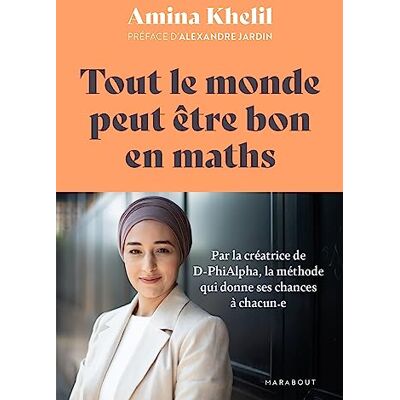 AMINA KHELIL Tout Le Monde Peut Être Bon En Maths - Publicité AMINA KHELIL Tout Le Monde Peut Être Bon En Maths - Publicité