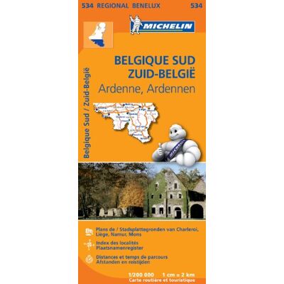 Michelin 534 Belgique Sud, Ardenne - Zuid-België, Ardennen - Publicité Michelin 534 Belgique Sud, Ardenne - Zuid-België, Ardennen - Publicité