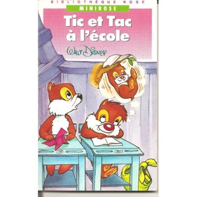 Walt Disney Tic Et Tac A L'Ecole (Romans) - Publicité Walt Disney Tic Et Tac A L'Ecole (Romans) - Publicité