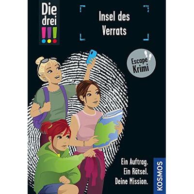 Anne Scheller Die Drei !!!, Insel Des Verrats: Escape-Krimi - Ein Auftrag. Ein Rätsel. Deine Mission. Publicité Anne Scheller Die Drei !!!, Insel Des Verrats: Escape-Krimi - Ein Auftrag. Ein Rätsel. Deine Mission. Publicité