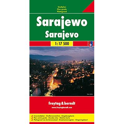 Freytag-Berndt und Artaria KG Freytag Berndt Stadtpläne, Sarajewo - Maßstab 1:17.500: City Map 1:17, 500 - Publicité Freytag-Berndt und Artaria KG Freytag Berndt Stadtpläne, Sarajewo - Maßstab 1:17.500: City Map 1:17, 500 - Publicité