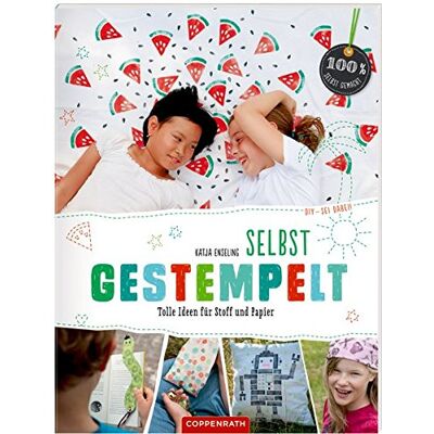 Katja Enseling Selbst Gestempelt (Diy - Sei Dabei!): Tolle Ideen Für Stoff Und Papier (100% Selbst Gemacht) - Publicité Katja Enseling Selbst Gestempelt (Diy - Sei Dabei!): Tolle Ideen Für Stoff Und Papier (100% Selbst Gemacht) - Publicité
