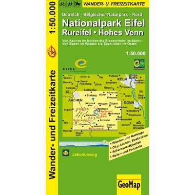 GeoMap Wanderkarte Naturpark Eifel Rureifel 1:50 000 - Publicité GeoMap Wanderkarte Naturpark Eifel Rureifel 1:50 000 - Publicité