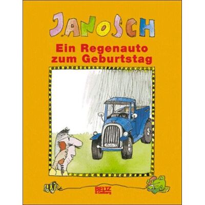 Janosch Ein Regenauto Zum Geburtstag - Publicité Janosch Ein Regenauto Zum Geburtstag - Publicité
