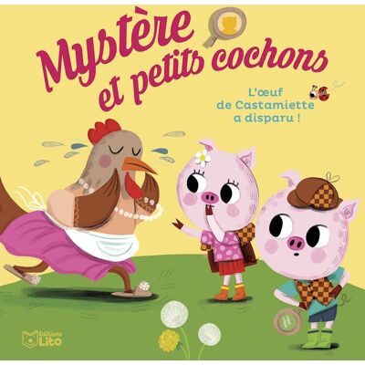 Nine Mystère Et Petits Cochons. Vol. 1. L'Oeuf De Castamiette A Disparu ! - Publicité Nine Mystère Et Petits Cochons. Vol. 1. L'Oeuf De Castamiette A Disparu ! - Publicité