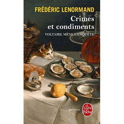 Frédéric Lenormand Voltaire Mène L'Enquête. Crimes Et Condiments - Publicité Frédéric Lenormand Voltaire Mène L'Enquête. Crimes Et Condiments - Publicité