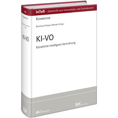 Ki-Vo: Verordnung Über Künstliche Intelligenz (Inter-Schriftenreihe: Schriftenreihe Der Zeitschrift Für Innovations- Und Technikrecht) - Publicité Ki-Vo: Verordnung Über Künstliche Intelligenz (Inter-Schriftenreihe: Schriftenreihe Der Zeitschrift Für Innovations- Und Technikrecht) - Publicité