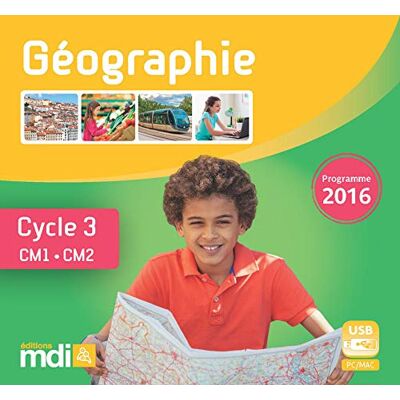 Collectif Mdi Géographie - Clé Usb 2018 (Geographie Cycle 3) - Publicité Collectif Mdi Géographie - Clé Usb 2018 (Geographie Cycle 3) - Publicité