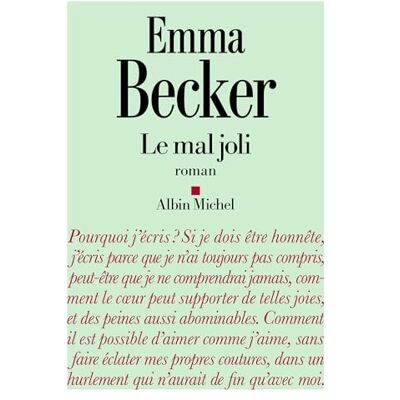 Emma Becker Le Mal Joli - Publicité Emma Becker Le Mal Joli - Publicité