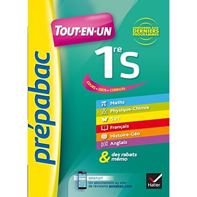Collectif Tout-En-Un, 1re S : Cours, Exos, Corrigés : Conforme Aux Derniers Programmes - Publicité Collectif Tout-En-Un, 1re S : Cours, Exos, Corrigés : Conforme Aux Derniers Programmes - Publicité