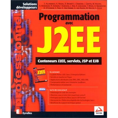 Collectif Programmation Avec Java 2 Enterprise Edition : Conteneurs J2ee, Servlets, Jsp, Ejb - Publicité Collectif Programmation Avec Java 2 Enterprise Edition : Conteneurs J2ee, Servlets, Jsp, Ejb - Publicité