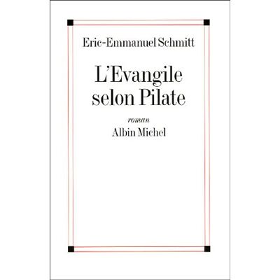 Eric-Emmanuel Schmitt L'Evangile Selon Pilate. Journal D'Un Roman Volé - Publicité Eric-Emmanuel Schmitt L'Evangile Selon Pilate. Journal D'Un Roman Volé - Publicité
