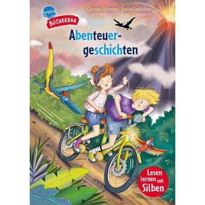 Christian Seltmann Abenteuergeschichten: Bücherbär: Erstlesebuch Mit Silbentrennung; Actionreiche Zeitreise – Mit Sauriern, Ufos Und Rittern, Für Die 1. Klasse, Ab 6 Jahren (Der Bücherbär: Lesen Lernen Mit Silben) - Publicité Christian Seltmann Abenteuergeschichten: Bücherbär: Erstlesebuch Mit Silbentrennung; Actionreiche Zeitreise – Mit Sauriern, Ufos Und Rittern, Für Die 1. Klasse, Ab 6 Jahren (Der Bücherbär: Lesen Lernen Mit Silben) - Publicité
