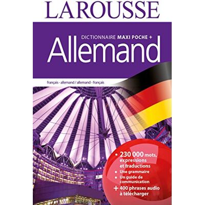 Larousse Dictionnaire Maxipoche + Allemand : Français-Allemand, Allemand-Français - Publicité Larousse Dictionnaire Maxipoche + Allemand : Français-Allemand, Allemand-Français - Publicité