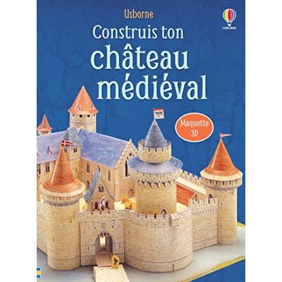 Usborne Construis Ton Château Médiéval : Maquette 3d - Publicité Usborne Construis Ton Château Médiéval : Maquette 3d - Publicité