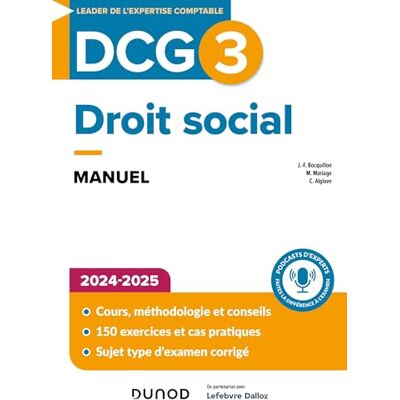 Jean-François Bocquillon Dcg 3, Droit Social : Manuel : 2024-2025 - Publicité Jean-François Bocquillon Dcg 3, Droit Social : Manuel : 2024-2025 - Publicité