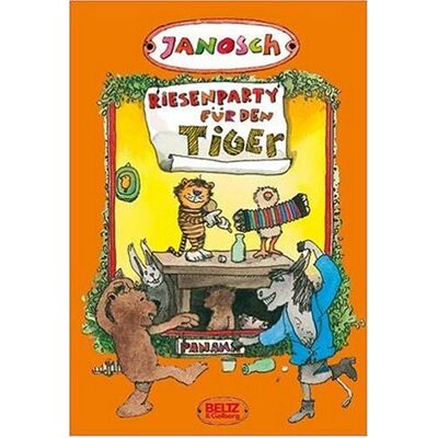 Janosch Riesenparty Für Den Tiger: Die Geschichte, Wie Der Kleine Tiger Einmal Geburtstag Hatte - Publicité Janosch Riesenparty Für Den Tiger: Die Geschichte, Wie Der Kleine Tiger Einmal Geburtstag Hatte - Publicité