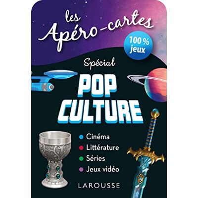 Larousse Apéro-Cartes Spécial Pop Culture - Publicité Larousse Apéro-Cartes Spécial Pop Culture - Publicité