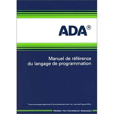 Collectif Ada : Manuel De Référence Du Langage De Programmation - Publicité Collectif Ada : Manuel De Référence Du Langage De Programmation - Publicité
