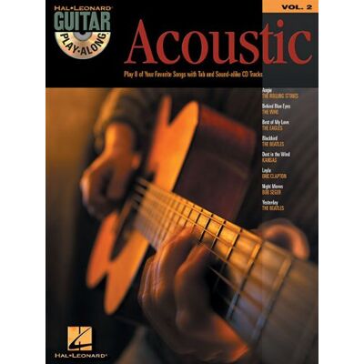 Various Guitar Play-Along Volume 2 Acoustic Gtr Book/cd (Hal Leonard Guitar Play-Along) - Publicité Various Guitar Play-Along Volume 2 Acoustic Gtr Book/cd (Hal Leonard Guitar Play-Along) - Publicité