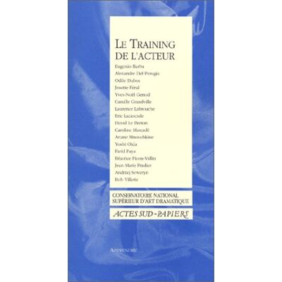 Collectif Le Training Chez L'Acteur - Publicité Collectif Le Training Chez L'Acteur - Publicité