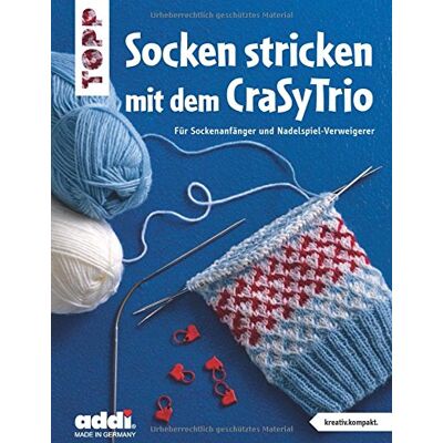 frechverlag Socken Stricken Mit Dem Crasytrio (Kreativ.Kompakt.): Für Sockenanfänger Und Nadelspiel-Verweigerer - Publicité frechverlag Socken Stricken Mit Dem Crasytrio (Kreativ.Kompakt.): Für Sockenanfänger Und Nadelspiel-Verweigerer - Publicité