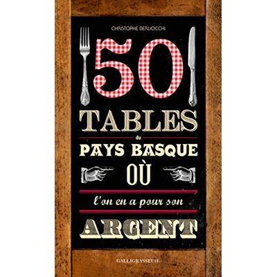Christophe Berliocchi 50 Tables Du Pays Basque Où L'On En A Pour Son Argent ! - Publicité Christophe Berliocchi 50 Tables Du Pays Basque Où L'On En A Pour Son Argent ! - Publicité