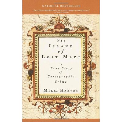 Miles Harvey The Island Of Lost Maps: A True Story Of Cartographic Crime - Publicité Miles Harvey The Island Of Lost Maps: A True Story Of Cartographic Crime - Publicité
