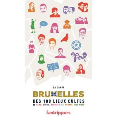 La Carte Bruxelles Des 100 Lieux Cultes De Films, Séries, Musiques, Bd, Romans - Publicité La Carte Bruxelles Des 100 Lieux Cultes De Films, Séries, Musiques, Bd, Romans - Publicité