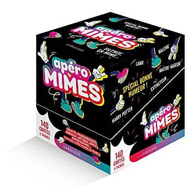 Larousse Apéro Mimes : Spécial Bonne Humeur ! : 140 Cartes, 5 Thèmes - Publicité Larousse Apéro Mimes : Spécial Bonne Humeur ! : 140 Cartes, 5 Thèmes - Publicité