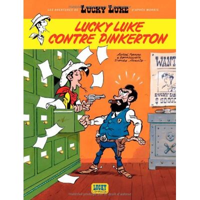 Les Aventures De Lucky Luke D'Après Morris. Vol. 4. Lucky Luke Contre Pinkerton - Publicité Les Aventures De Lucky Luke D'Après Morris. Vol. 4. Lucky Luke Contre Pinkerton - Publicité