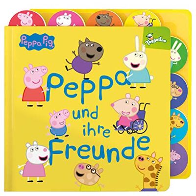 Panini Peppa Pig: Peppa Und Ihre Freunde: Pappbilderbuch Mit Register - Publicité Panini Peppa Pig: Peppa Und Ihre Freunde: Pappbilderbuch Mit Register - Publicité