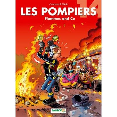 Christophe Cazenove Les Pompiers. Vol. 14. Flammes And Co - Publicité Christophe Cazenove Les Pompiers. Vol. 14. Flammes And Co - Publicité