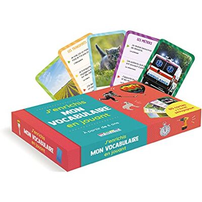 Collectif J'Enrichis Mon Vocabulaire En Jouant : À Partir De 6 Ans - Publicité Collectif J'Enrichis Mon Vocabulaire En Jouant : À Partir De 6 Ans - Publicité