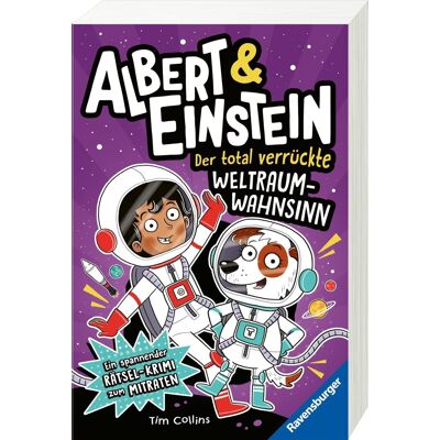 Tim Collins Albert & Einstein, Band 2 - Der Total Verrückte Weltraum-Wahnsinn - Publicité Tim Collins Albert & Einstein, Band 2 - Der Total Verrückte Weltraum-Wahnsinn - Publicité