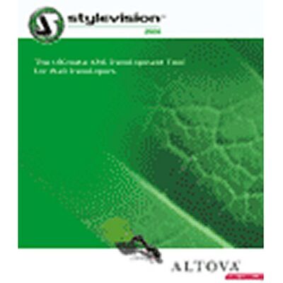 Altova Stylevision 2004 User & Reference Manual: Learn How To Migrate Html Website Content To Xml - Publicité Altova Stylevision 2004 User & Reference Manual: Learn How To Migrate Html Website Content To Xml - Publicité