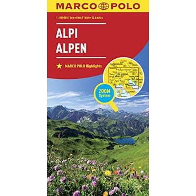 Collectif Alpy Mapa: Marco Polo Länderkarte Alpen 1:800 000 (Marco Polo Länderkarten) - Publicité Collectif Alpy Mapa: Marco Polo Länderkarte Alpen 1:800 000 (Marco Polo Länderkarten) - Publicité
