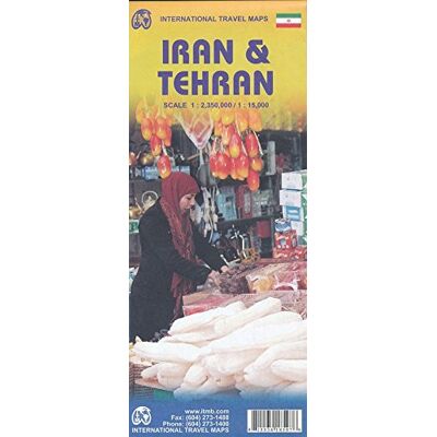 Itm Iran & Tehran Travel Reference Map 1 : 2 350 000 / 1 : 15 000 - Publicité Itm Iran & Tehran Travel Reference Map 1 : 2 350 000 / 1 : 15 000 - Publicité