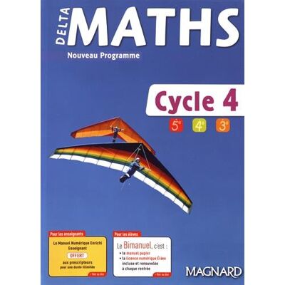 Collectif Delta Maths Cycle 4, 5e, 4e, 3e : Nouveau Programme : Bimanuel - Publicité Collectif Delta Maths Cycle 4, 5e, 4e, 3e : Nouveau Programme : Bimanuel - Publicité