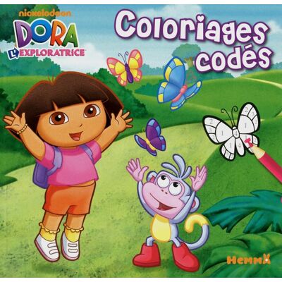 Nickelodeon Dora L'Exploratrice : Coloriages Codés - Publicité Nickelodeon Dora L'Exploratrice : Coloriages Codés - Publicité